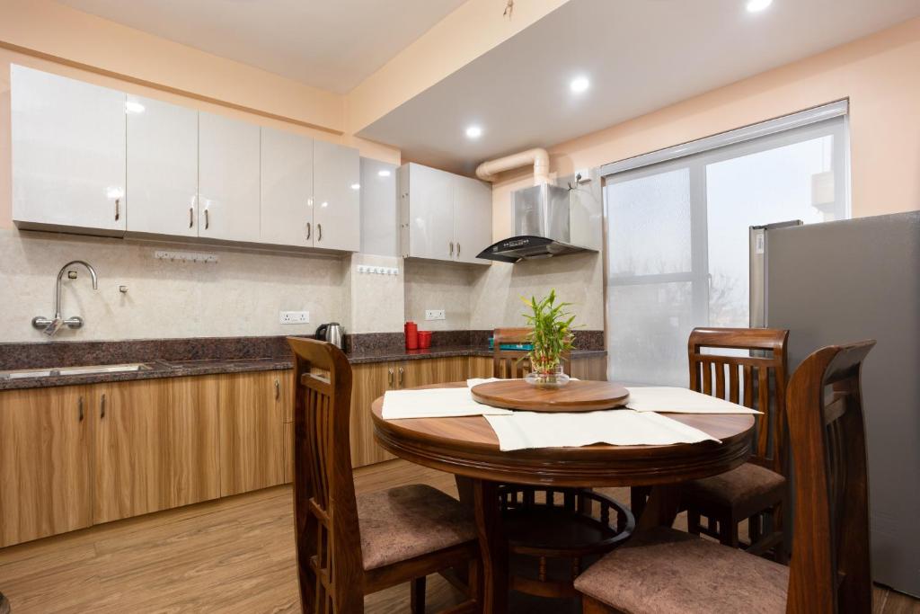 Kuchyň nebo kuchyňský kout v ubytování Mandevilla Home