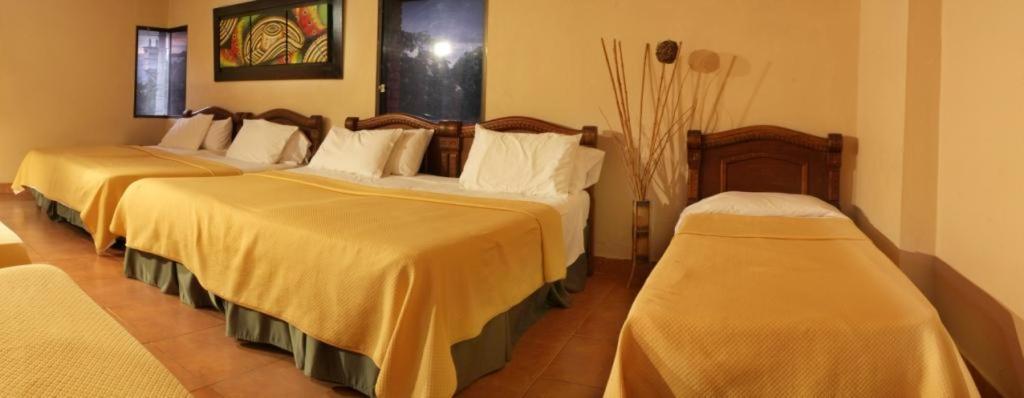 Postel nebo postele na pokoji v ubytování Hotel D' Leon Inn