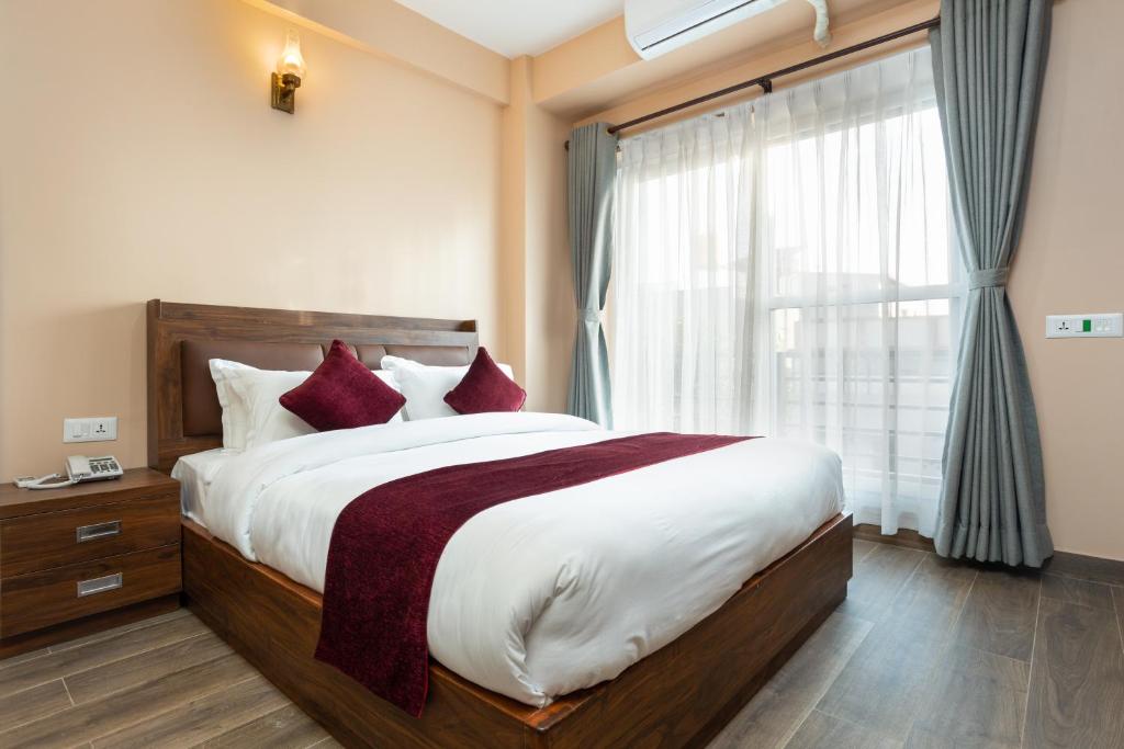 Postel nebo postele na pokoji v ubytování Mandevilla Home
