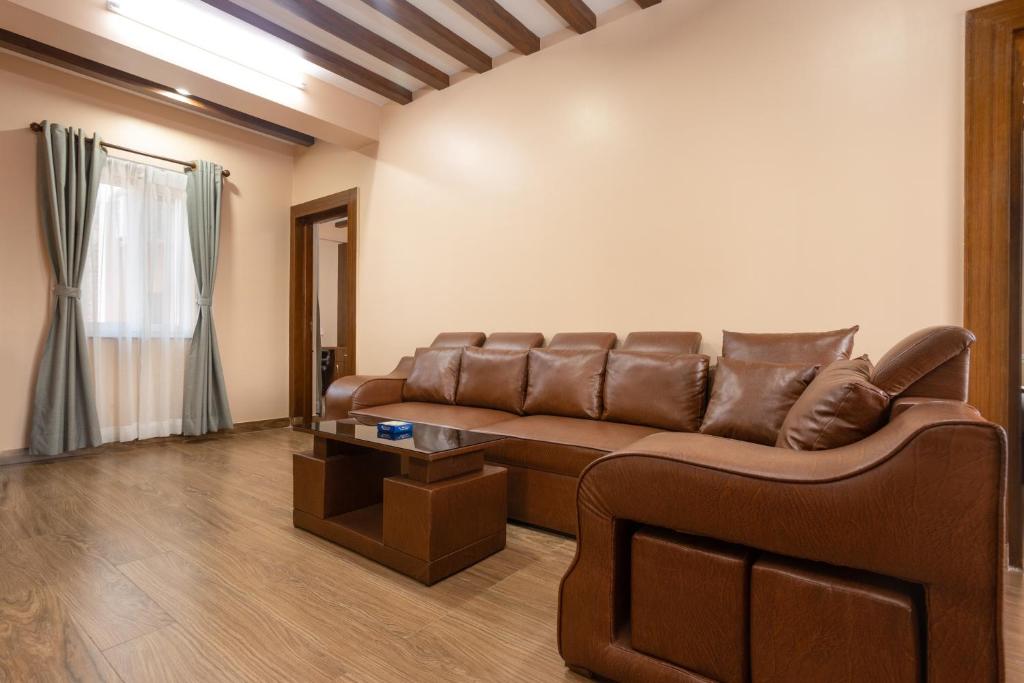Posezení v ubytování Mandevilla Home