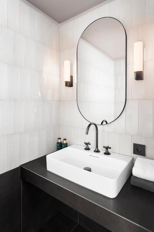 Koupelna v ubytování Clarion Hotel Karlatornet