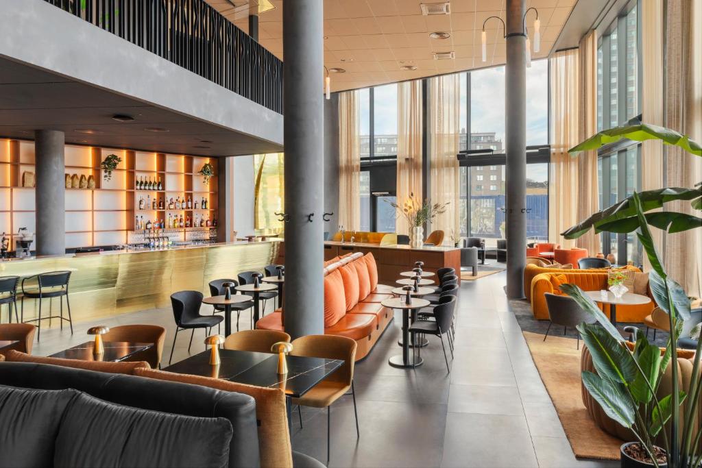 Posezení v ubytování Clarion Hotel Karlatornet