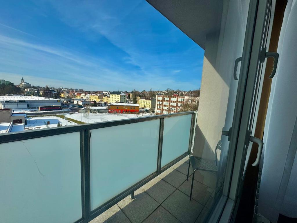 Balkón nebo terasa v ubytování PATRIA HOTEL