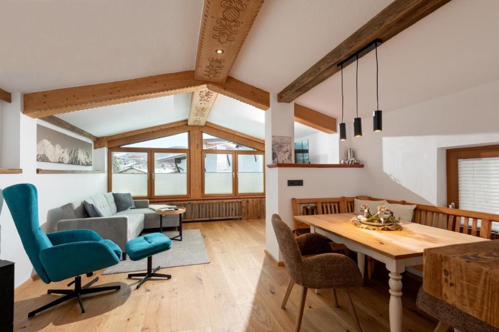 Χώρος καθιστικού στο Apartment Hornblick