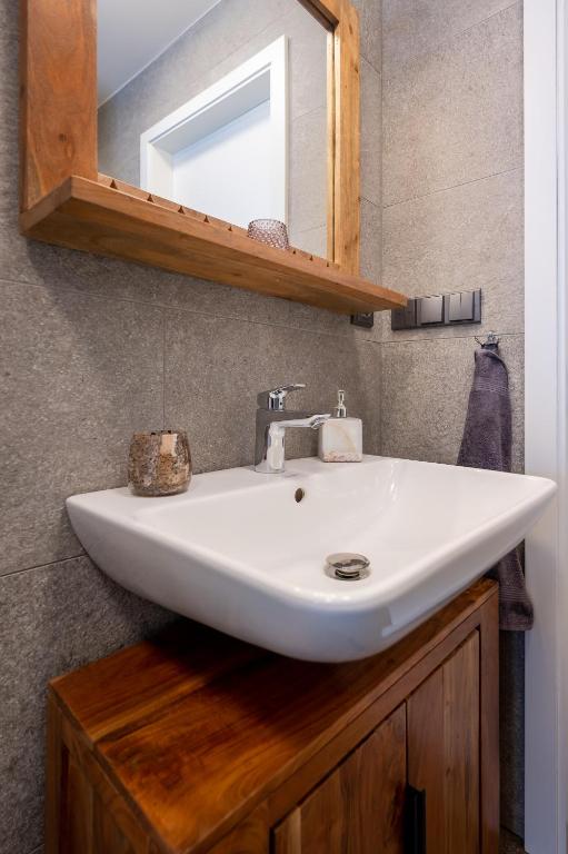 Koupelna v ubytování Apartmán U Mamuta
