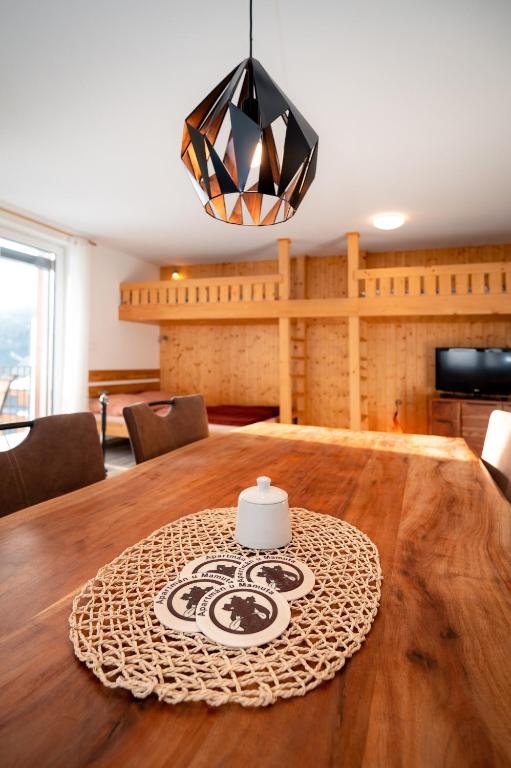 Posezení v ubytování Apartmán U Mamuta