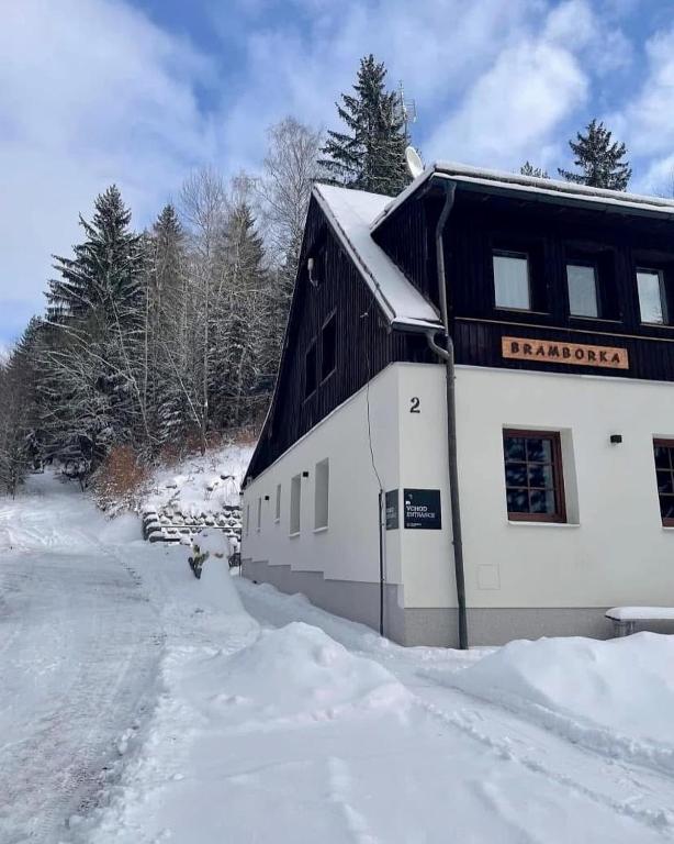 Apartmány Bramborka v zimě