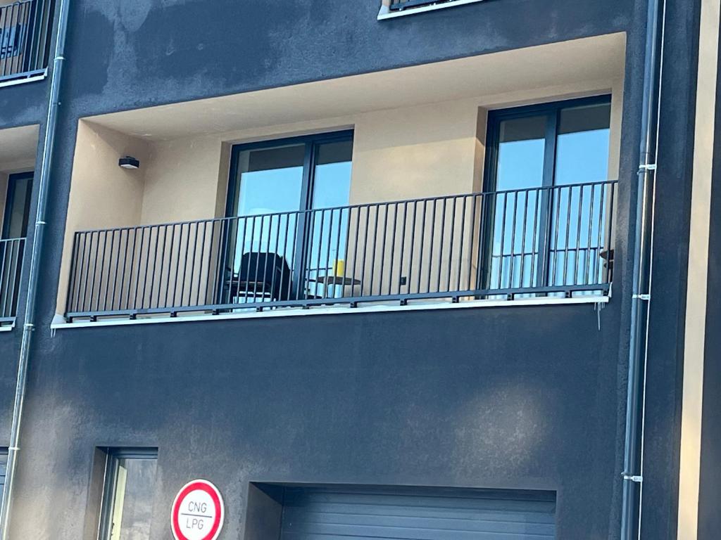 Balkón nebo terasa v ubytování Apartmán Hruška Černý Důl