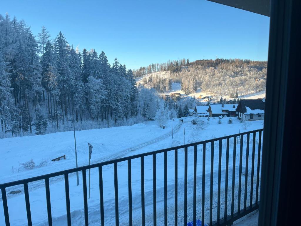 Apartmán Hruška Černý Důl v zimě
