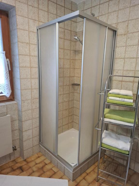 Koupelna v ubytování Haus Fichtenblick