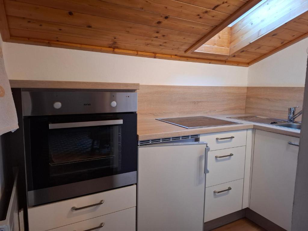 Kuchyň nebo kuchyňský kout v ubytování Haus Fichtenblick
