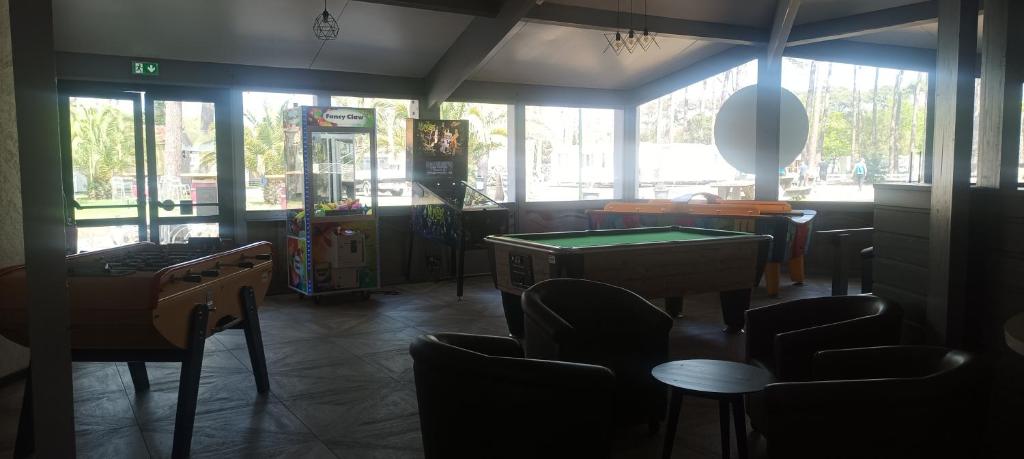 Restaurace v ubytování camping les oyats