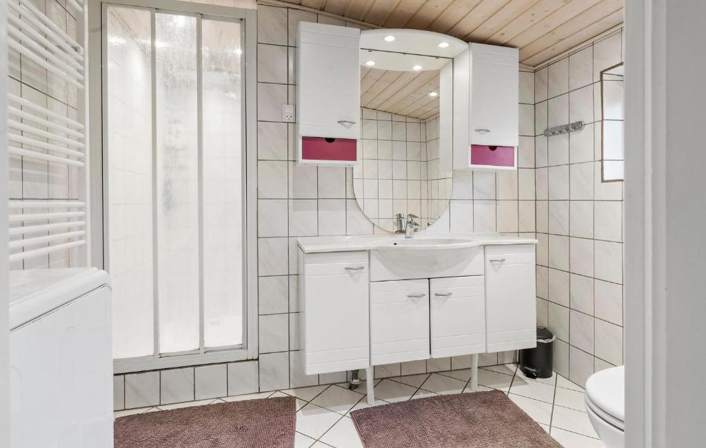 Koupelna v ubytování Holiday Home Slusevej