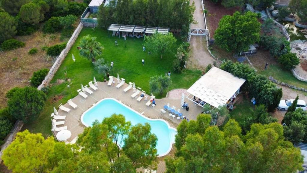 Bazén v ubytování Agriturismo Zio Zac nebo v jeho okolí