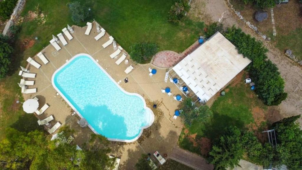 Bazén v ubytování Agriturismo Zio Zac nebo v jeho okolí