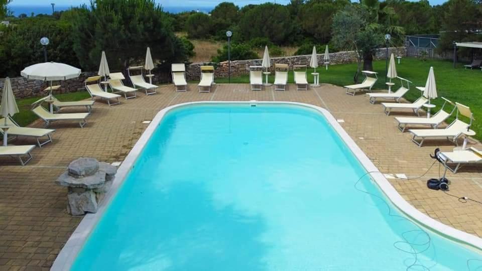 Bazén v ubytování Agriturismo Zio Zac nebo v jeho okolí