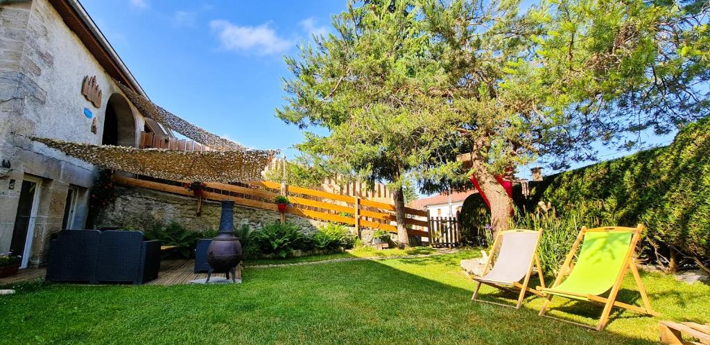 Zahrada ubytování Maison d'hôtes et SPA La Boucotte