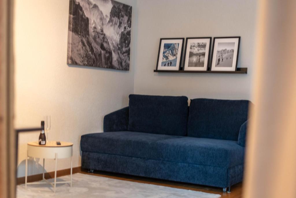 Posezení v ubytování Wohnung Homely - Nähe Grindelwald Terminal