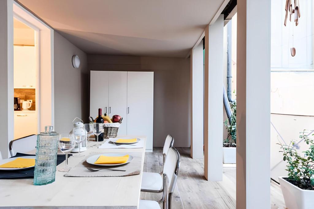 Posedenie v ubytovaní Lanfranchi deluxe apartament