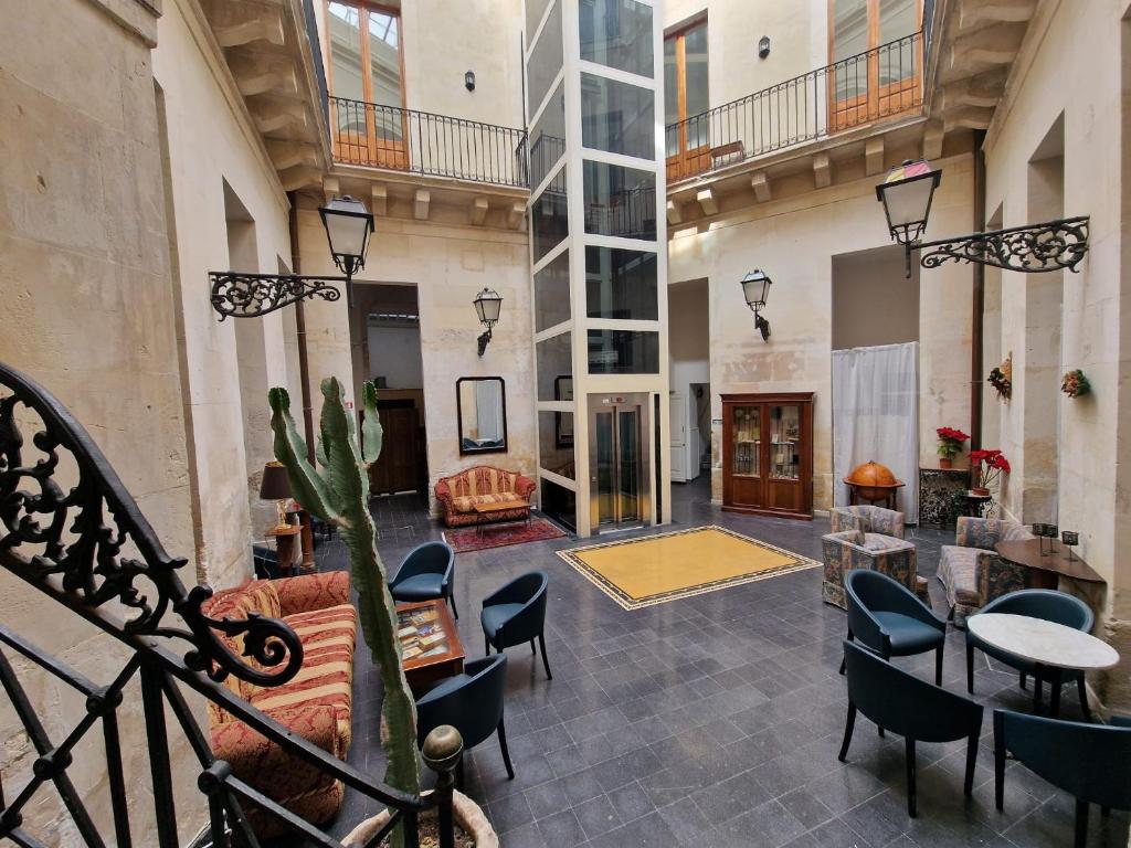 Posezení v ubytování Le due Sicilie-Guest House