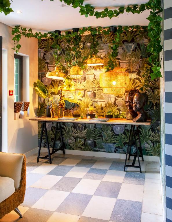 Uma área de estar em Casa Vela Boutique House