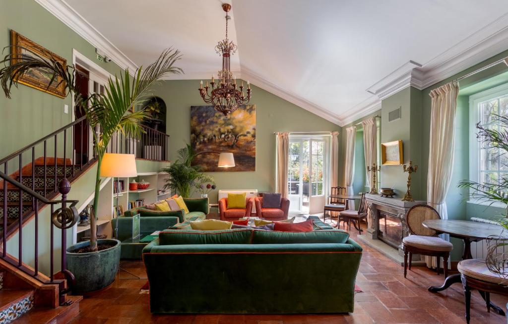Uma área de estar em Casa Vela Boutique House