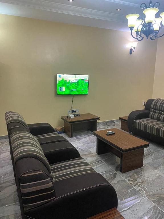 Posezení v ubytování Eli apartment Lets 1