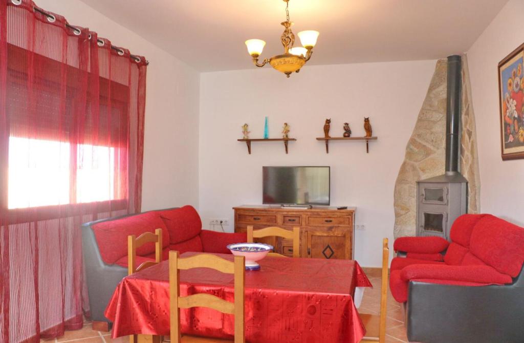 Telewizja i/lub zestaw kina domowego w obiekcie Chalet Vigía 114