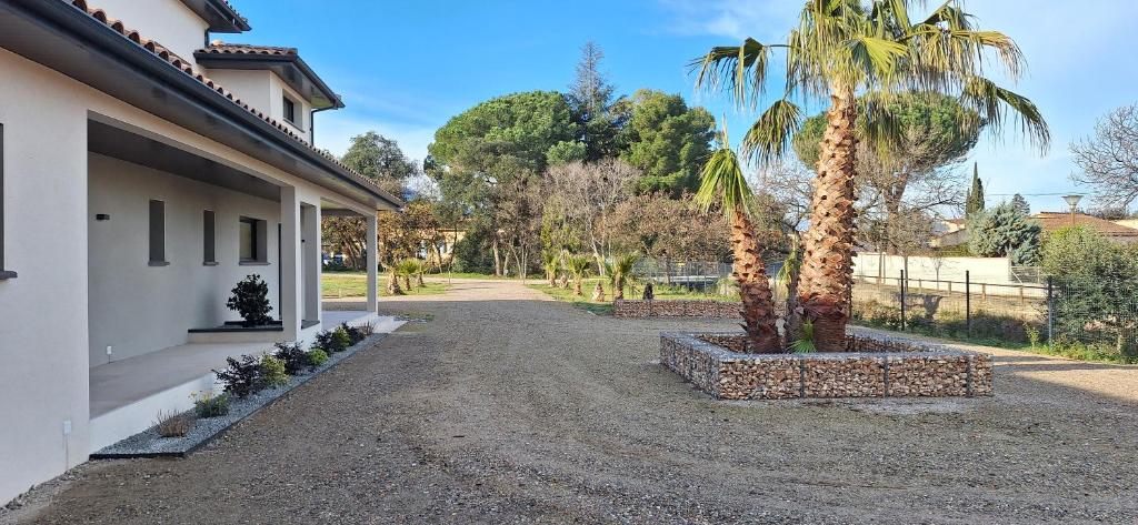 Zahrada ubytování Gîtes du Soleil