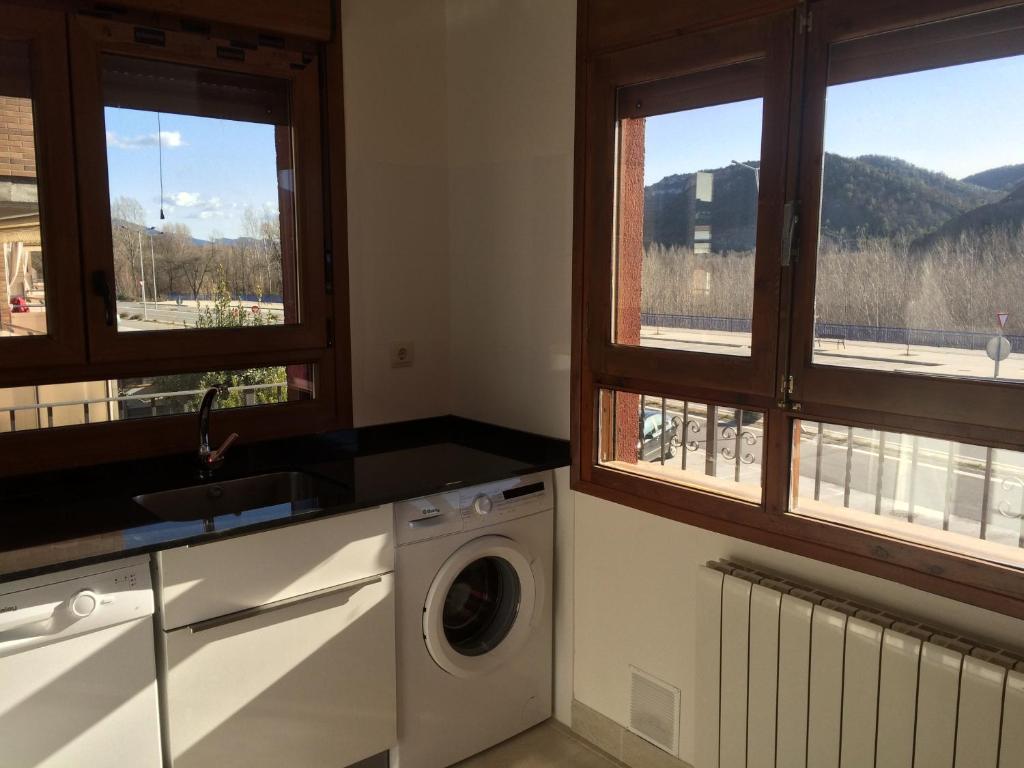 Nespecifikovaný výhled na hory nebo výhled na hory při pohledu z apartmánu