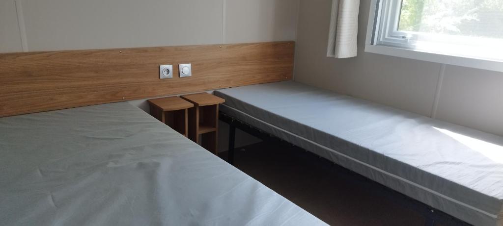 Postel nebo postele na pokoji v ubytování Chalet Luxe Mer et Soleil