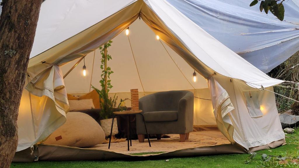 Zahrada ubytování El Sendero Glamping