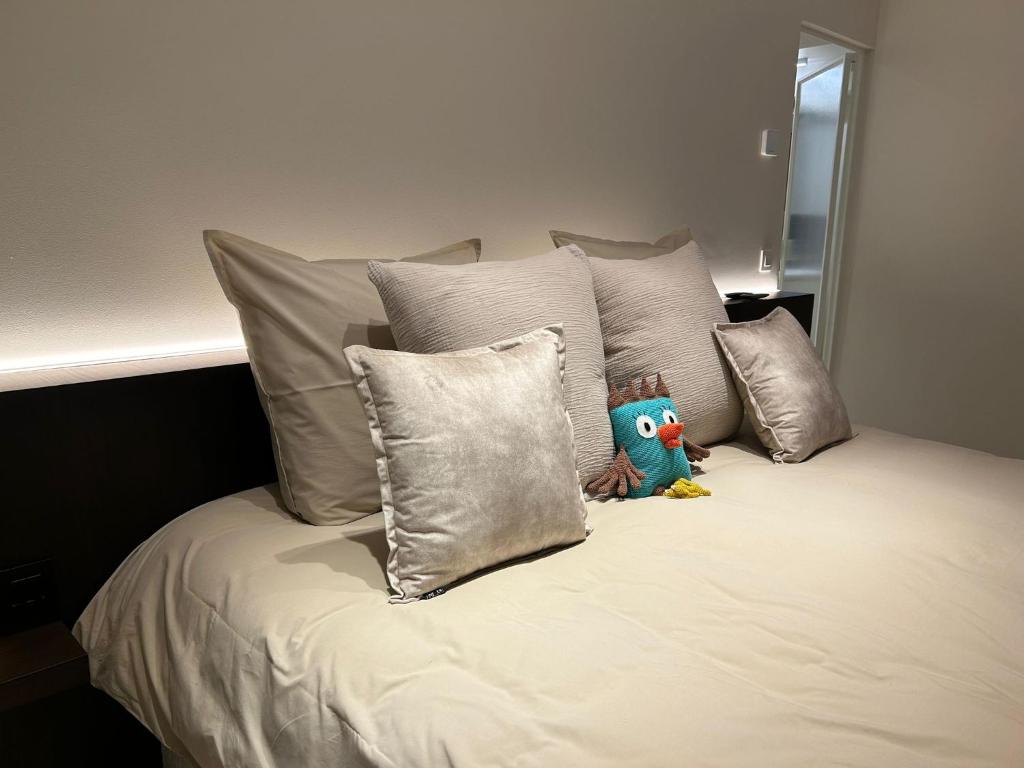 Postel nebo postele na pokoji v ubytování B&B De Alffarhoeve