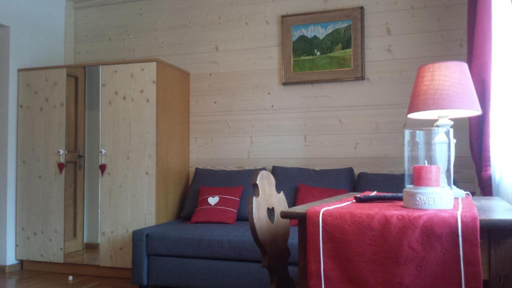 Posezení v ubytování Casa Monteggia
