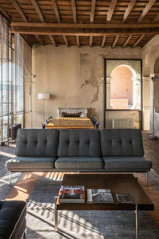 Posezení v ubytování Casa del Pingone
