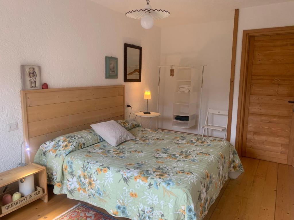 A bed or beds in a room at Agriturismo Cascina Cornella