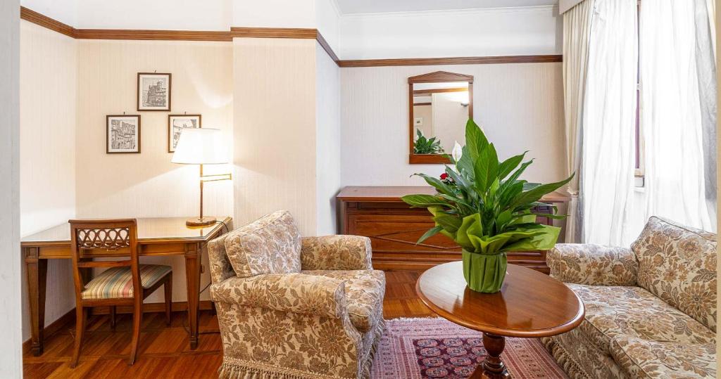 Część wypoczynkowa w obiekcie Hotel&Ristorante Miramonti Palazzo Storico