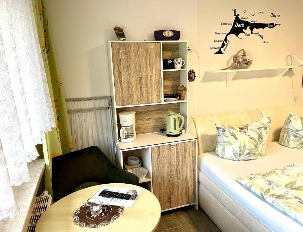 Postel nebo postele na pokoji v ubytování Zimmer in Hafennähe