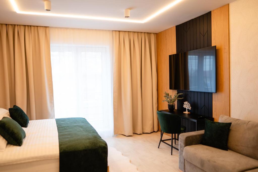 Postel nebo postele na pokoji v ubytování LAMBERT Residences