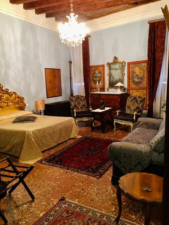 Posezení v ubytování Console Palais