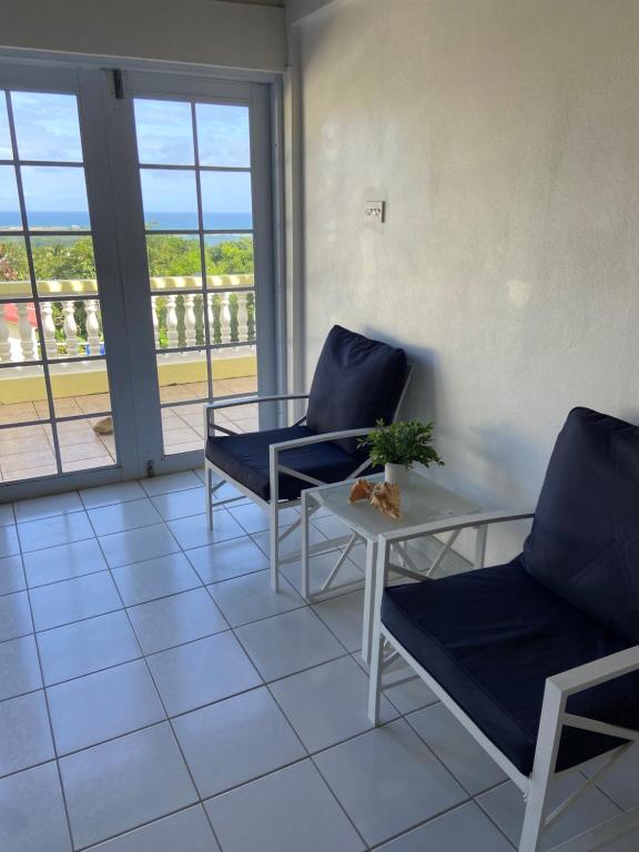 Area soggiorno di Seabliss Villa