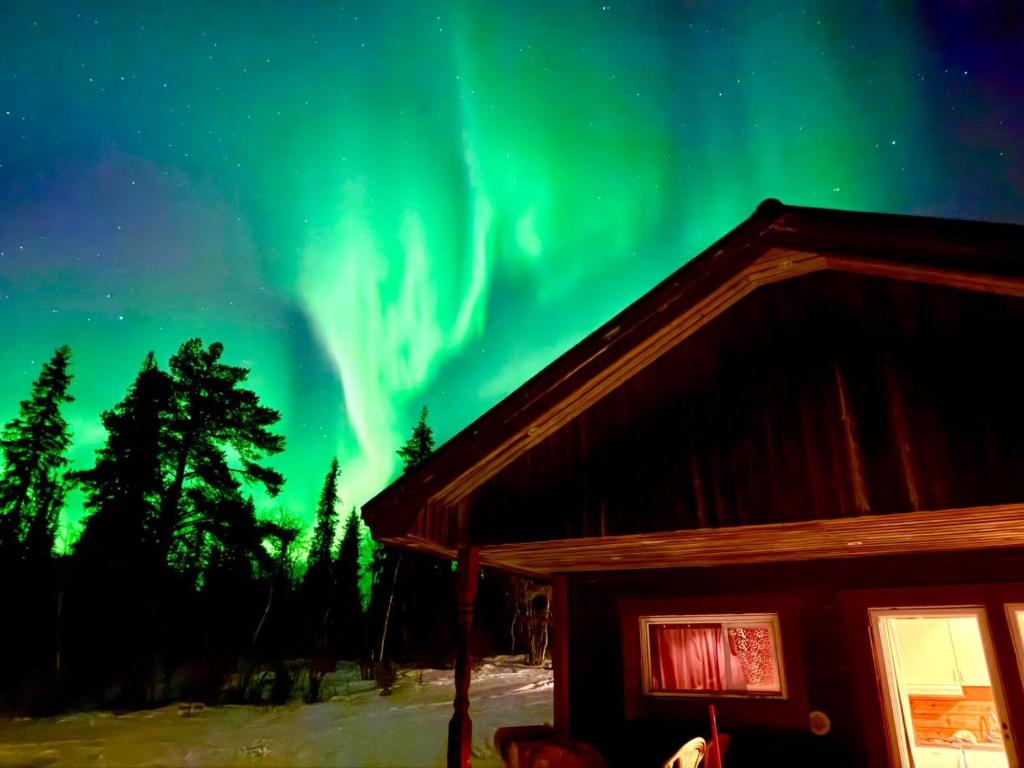 Fotografie z fotogalerie ubytování LAKESIDE AURORA CABINS v destinaci Kiruna