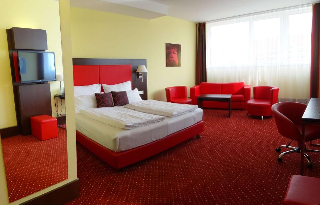 Posteľ alebo postele v izbe v ubytovaní Best Western Plus Amedia Art Salzburg