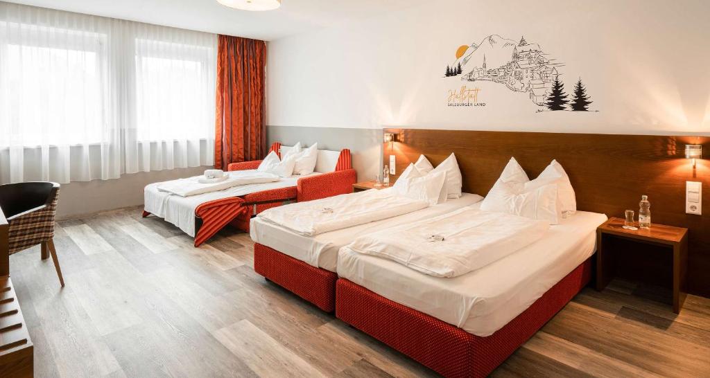 Postel nebo postele na pokoji v ubytování Best Western Hotel am Walserberg