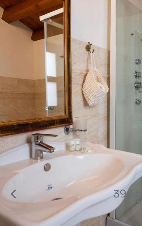 Koupelna v ubytování B&B Ares Charme