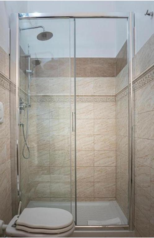 Koupelna v ubytování B&B Ares Charme
