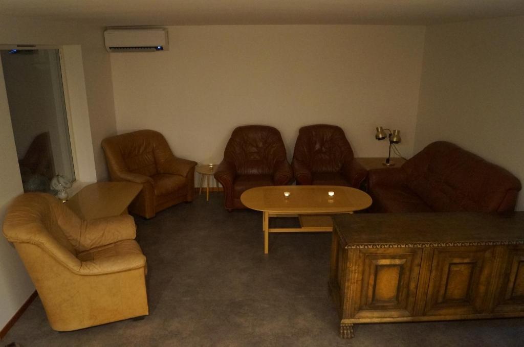 Posezení v ubytování Laplanders rooms