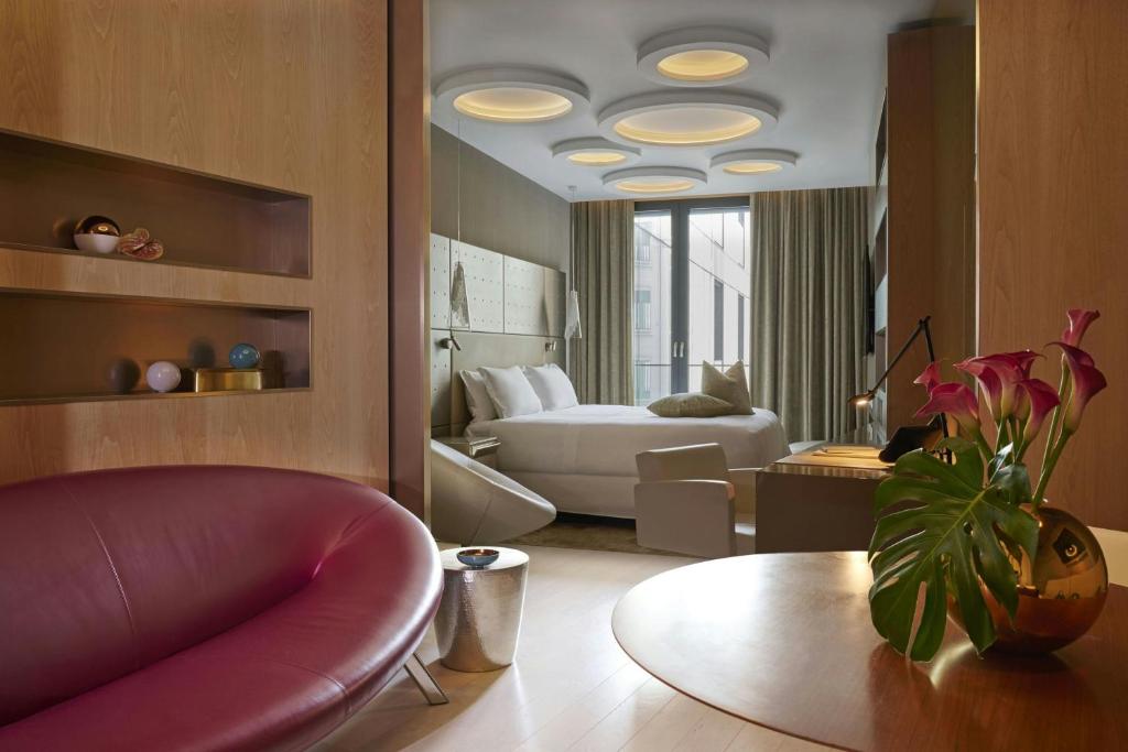 Posezení v ubytování Excelsior Hotel Gallia, a Luxury Collection Hotel, Milan