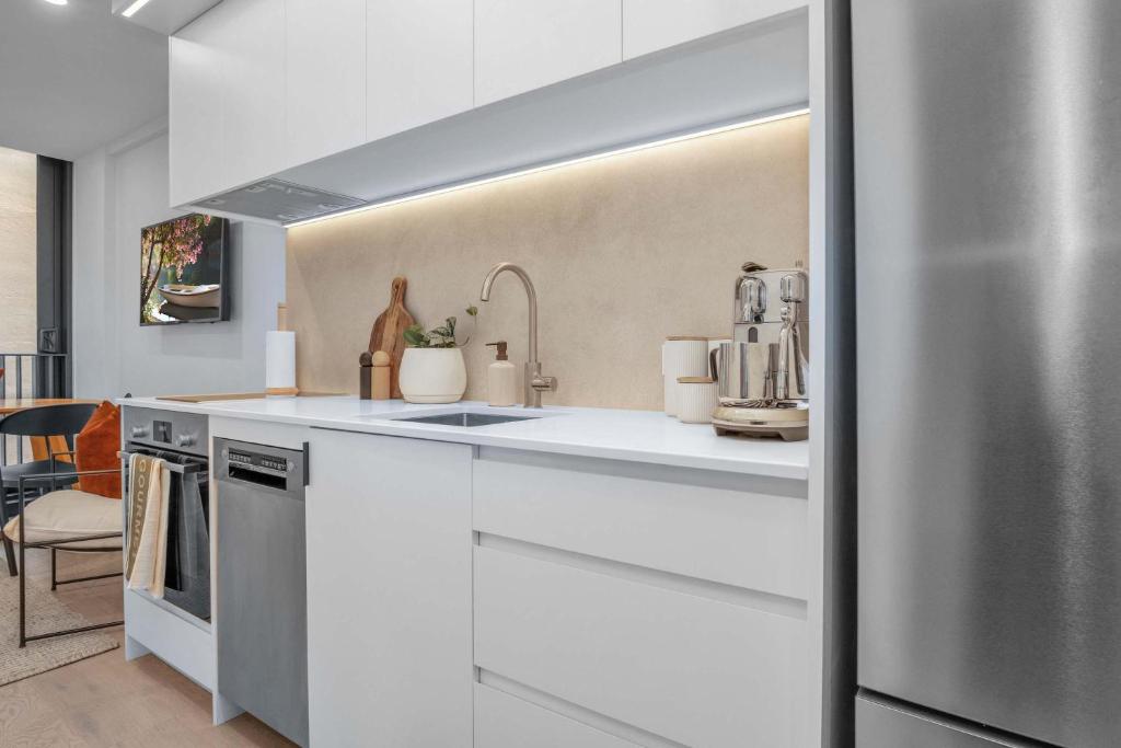 The Courtenay Chic Retreat 1BR Apartment - Resim 3