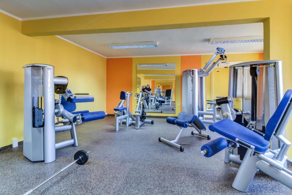 Fitness centrum a/nebo fitness zařízení v ubytování Best Western Hotel Vista